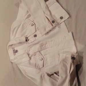 Refuge white jean jacket!